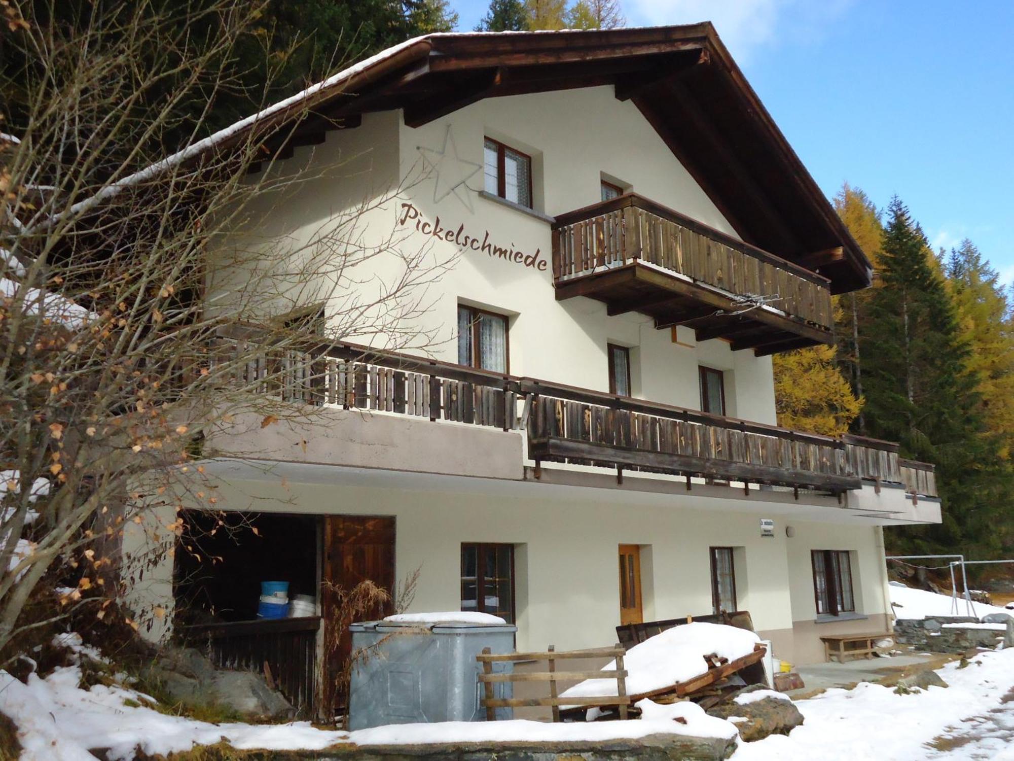 Haus Pickelschmiede Apartment Saas-Grund Exterior foto