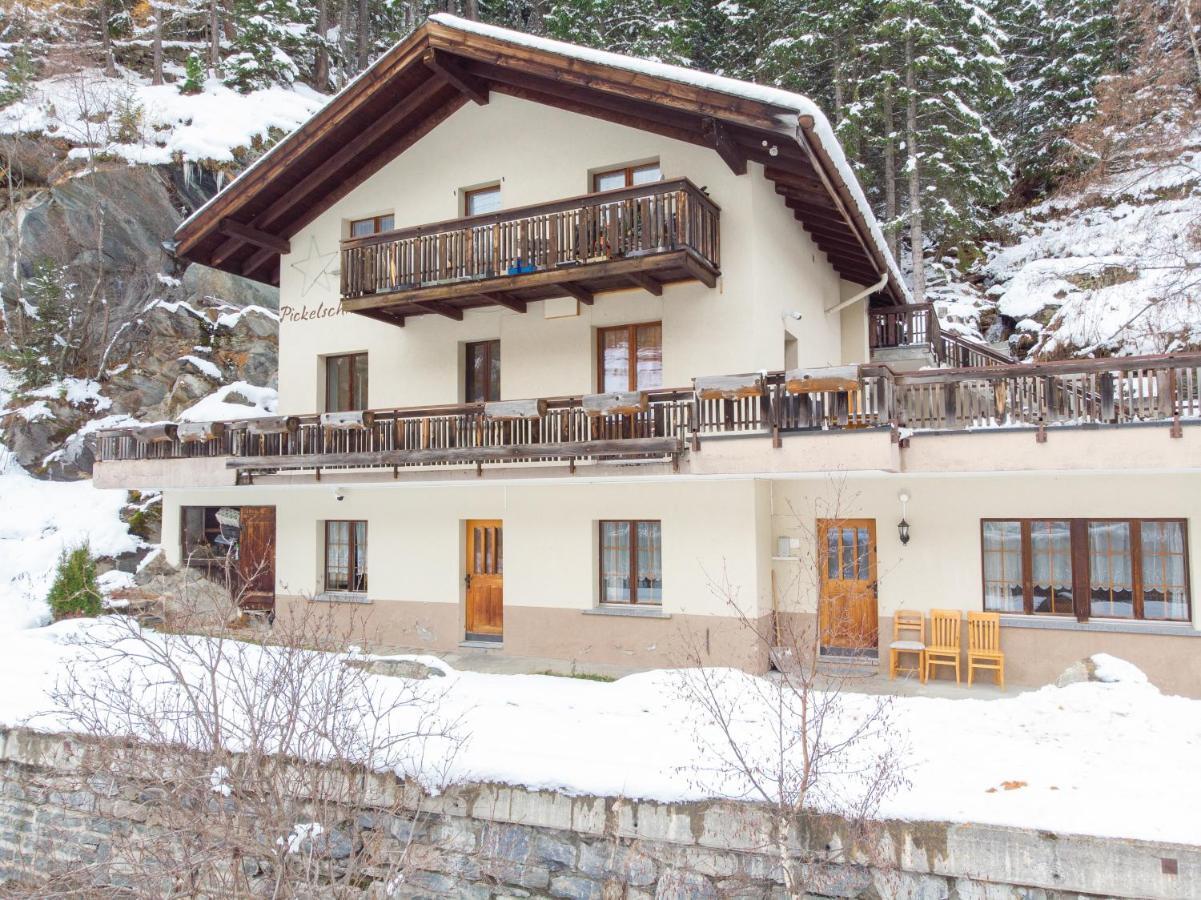 Haus Pickelschmiede Apartment Saas-Grund Exterior foto